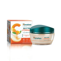 Осветляющий крем-сыворотка для лица с витамином С, 50 мл, Хималая; Himalaya Brightening Vitamin C Orange Face Serum Cream 50 ml