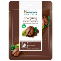 Маска для лица тонизирующая, с кофе, Хималая; Himalaya Energizing Coffee Sheet Mask 20 g