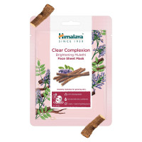Маска для лица с солодкой, сияние и выравнивания тона кожи, Хималая; Himalaya Clear Complexion Brightening Mulethi Face Sheet Mask 20 g