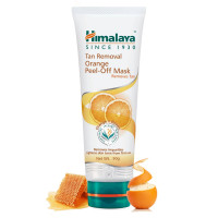 Осветляющая маска-пилинг с апельсином, 100 мл, Хималая; Himalaya Tan Removal Orange Peel-Off Mask 100 ml