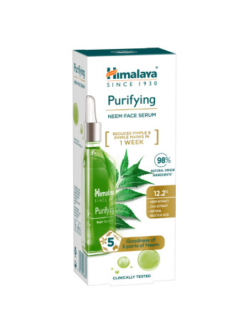 Сыворотка для лица очищающая с нимом, 15 мл, Хималая; Himalaya Purifying Neem Face Serum 15 ml