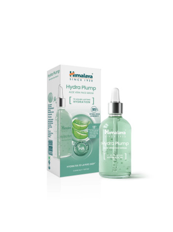 Увлажняющая сыворотка для лица с алоэ вера, 15 мл, Хималая; Himalaya Hydra Plump Aloe Face Serum 15 ml
