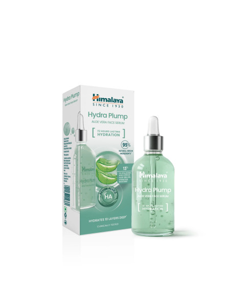 Увлажняющая сыворотка для лица с алоэ вера, 15 мл, Хималая; Himalaya Hydra Plump Aloe Face Serum 15 ml