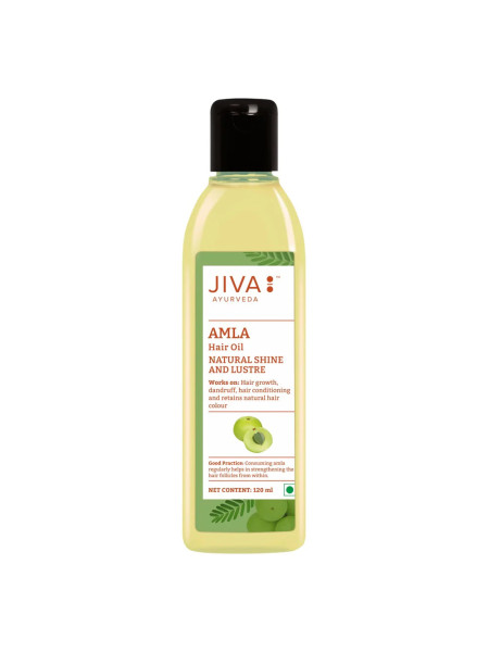 Масло Амлы для волос, 120 мл, Джива Аюрведа; Amla oil for hair, 120 ml, Jiva Ayurveda