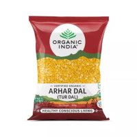 Архар Дал, 1000 г, Органик Индия; Arhar Dal, 1000 g, Organic India