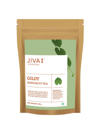 Чай Гилой, для иммунитета, 150 г, Джива Аюрведа; Giloy Tea, 150 g, Jiva Ayurveda
