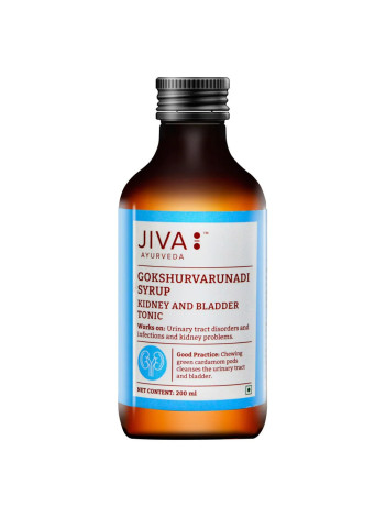 Гокшурварунади сироп, 200 мл, Джива Аюрведа; Gokshuravarunadi syrup, 200 ml, Jiva Ayurveda