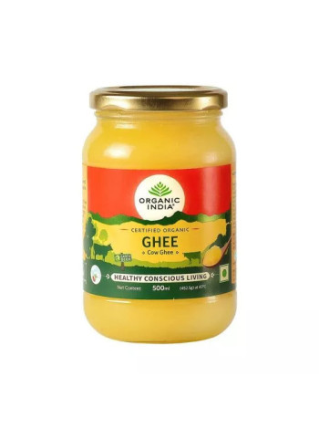 Масло Гхи, 500 мл, Органик Индия; Ghee, 500 ml, Organic India