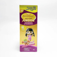 Детская аюрведическая зубная паста "Дент Канти Джуниор Клубника", 80 г, производитель "Патанджали", Dant Kanti Junior Toothpaste (Strawberry), 80 g, Patanjali