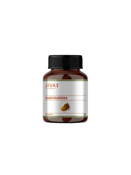 Дарухаридра, очищение крови и печени, 60 таб., Джива Аюрведа; Daruharidra 60 Tablets, Jiva Ayurveda