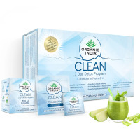 Набор для полного курса детокса (7 дней), Органик Индия; Clean 7 Days Kit, Organic India