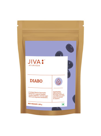 Аюрведический чай Диабо, для регулирования уровня сахара крови, 150 г, Джива Аюрведа; Ayurvedic tea Diabo, 150 g, Jiva Ayurveda