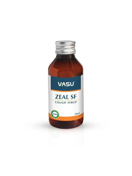 Зеал сироп, без сахара, антивирусное, 100 мл, Васу; Vasu Zeal SF (Sugar Free) Syrup - 100 ml