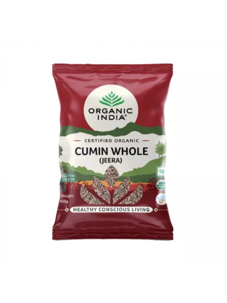 Кумин (Зира), 100 г, Органик Индия; Cumin, 100 g, Organic India