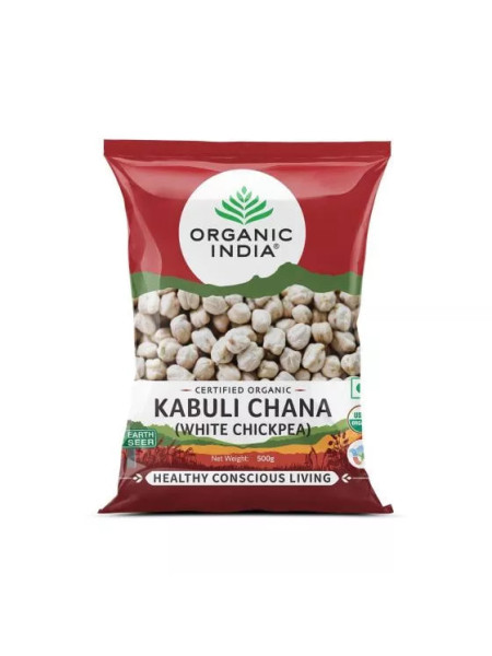 Кабули Чана, 500 г, Органик Индия; Kabuli Chana, 500 g, Organic India