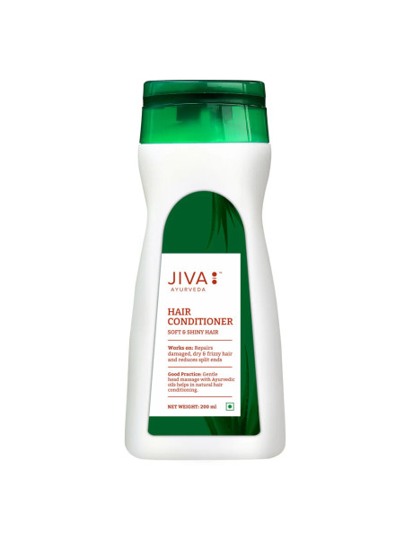 Кондиционер для мягких и блестящих волос, 200 мл, Jiva Ayurveda; Hair Conditioner For Soft & Shiny Hair, 200 ml, Jiva Ayurveda