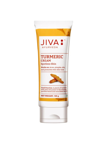 Крем с куркумой, 100 г, Джива Аюрведа; Turmeric cream, 100 g, Jiva Ayurveda