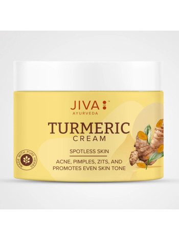 Крем с куркумой, 100 г, Джива Аюрведа; Turmeric cream, 100 g, Jiva Ayurveda