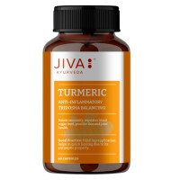 Куркума, 60 капсул, Джива Аюрведа; Turmeric 60 Capsules, Jiva Ayurveda