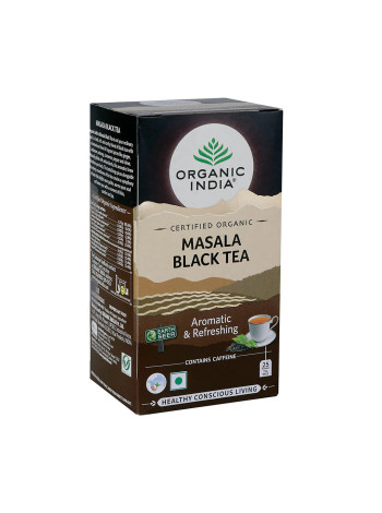 Ароматный черный чай Масала Organic India (25 пакетиков)