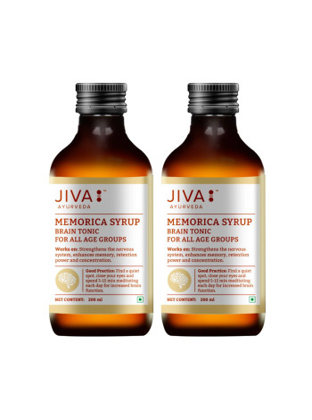 Меморика сироп, 200 мл - 2 упаковки, Джива Аюрведа; Memorika syrup, 200 ml - 2 packs, Jiva Ayurveda