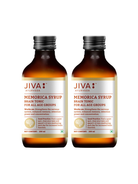 Меморика сироп, 200 мл - 2 упаковки, Джива Аюрведа; Memorika syrup, 200 ml - 2 packs, Jiva Ayurveda