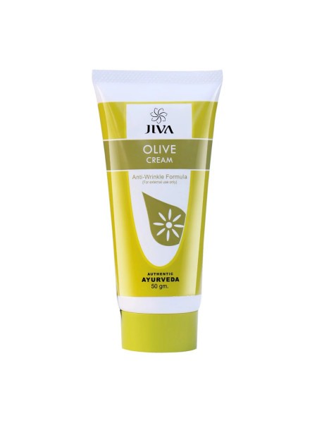 Крем оливковый, от морщин, 50 г, Джива Аюрведа; Olive cream, against wrinkles, 50 g, Jiva Ayurveda