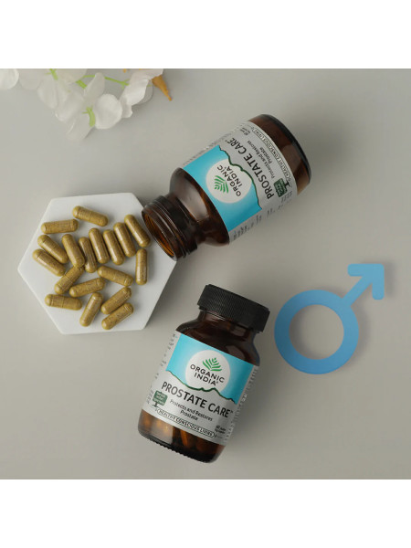 Простат кейр, 60 капсул, Органик Индия; Prostate Care, 60 Capsules, Organic India