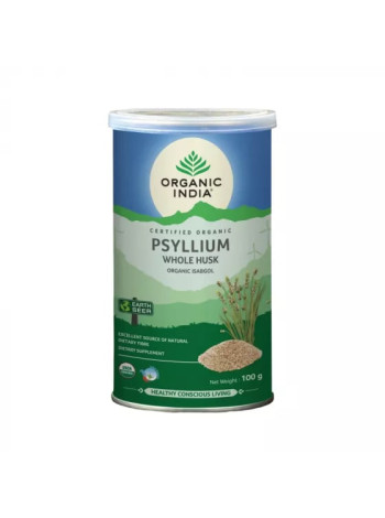 Псиллиум, для пищеварения, 100 г, Органик Индия; Psyllium, 100 g, Organic India
