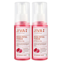 Розовая вода, 100 мл - 2 упаковки, Джива Аюрведа; Rose water, 100 ml - 2 packs, Jiva Ayurveda