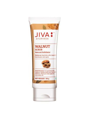 Скраб для тела, ореховый, 100 г, Джива Аюрведа; Body Scrub, Nut, 100 g, Jiva Ayurveda