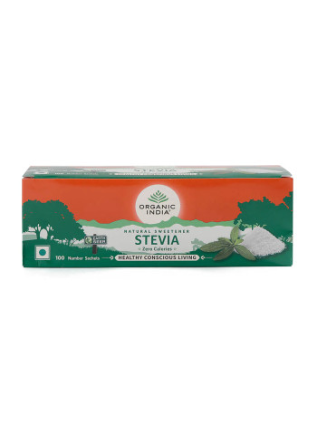 Стевия Органик Индия: 100 пакетиков натурального сахарозаменителя