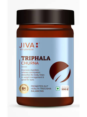 Трифала чурна, 100 г, Джива Аюрведа; Triphala churna, 100 g, Jiva Ayurveda