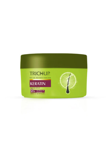 Маска для волос Тричуп Кератиновая 200 мл 200 мл; Trichup Keratin Hot Oil Hair Mask  200 ml