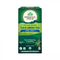 Чай тулси зеленый с бергамотом, 25 пакетиков, Органик Индия; Tulsi Green Tea Earl Grey, 25 sachets, Organic India Чай тулси зеленый с бергамотом, 25 пакетиков, Органик Индия; Tulsi Green Tea Earl Grey, 25 sachets, Organic India