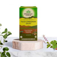 Тулси чай с корицей и гилой, 25 пакетиков, Органик Индия; Tulsi Tea with Cinnamon and Giloy, 25 bags, Organic India Тулси чай с корицей и гилой, 25 пакетиков, Органик Индия; Tulsi Tea with Cinnamon and Giloy, 25 bags, Organic India