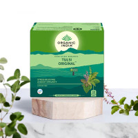Чай тулси ориджинал, 50 пакетиков, Органик Индия; Tulsi tea original, 50 bags, Organic India Чай тулси ориджинал, 50 пакетиков, Органик Индия; Tulsi tea original, 50 bags, Organic India