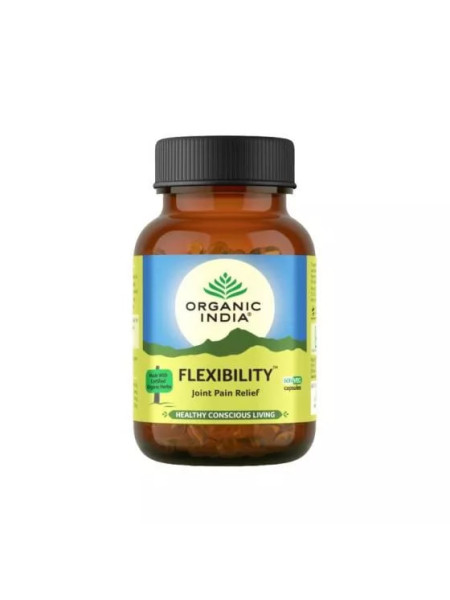 Флексибилити, для подвижности суставов, 60 капсул, Органик Индия; Flexibility, 60 capsules, Organic India