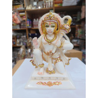 Хануман мурти, мрамор; Marble Hanuman Murti (6 Inches), Rasbiharilal Хануман мурти, мрамор; Marble Hanuman Murti (6 Inches), Rasbiharilal