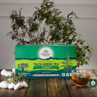 Чай тулси зеленый с бергамотом, 100 пакетиков, Органик Индия; Tulsi Green Tea Earl Grey, 100 sachets, Organic India Чай тулси зеленый с бергамотом, 100 пакетиков, Органик Индия; Tulsi Green Tea Earl Grey, 100 sachets, Organic India