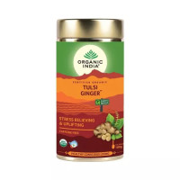 Чай туласи с имбирем, 100 г, Органик Индия; Tulsi Tea with Ginger, 100 g, Organic India Чай туласи с имбирем, 100 г, Органик Индия; Tulsi Tea with Ginger, 100 g, Organic India