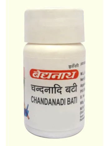 Чанданади Вати, антисептик при заболеваниях мочеполовой системы, 40 таблеток, Байдьянатх; Chandanadi Vati 40 tabs, Baidyanath