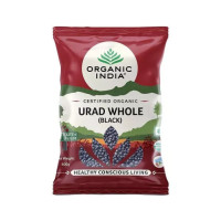 Черный Урад Дал цельный, 500 г, Органик Индия; Black Urad Dal Whole, 500g, Organic India Черный Урад Дал цельный, 500 г, Органик Индия; Black Urad Dal Whole, 500g, Organic India