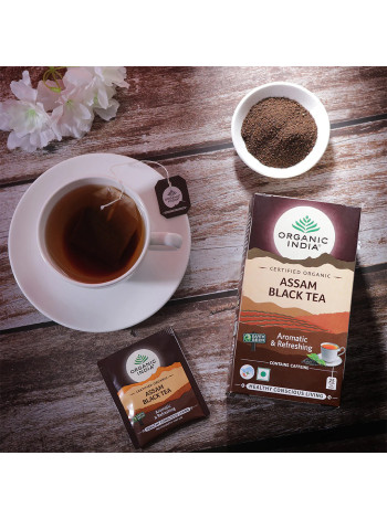 Ассам Органик Индия: 25 пакетиков черного чая