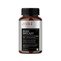 Шиладжит, 60 капсул, Джива Аюрведа; Pure Shilajit 60 Capsule, Jiva Ayurveda