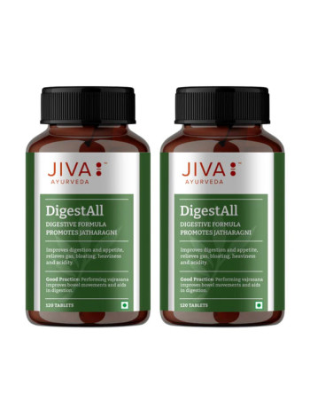 Дайджест Олл: 240 таблеток для здорового пищеварения от Jiva Ayurveda