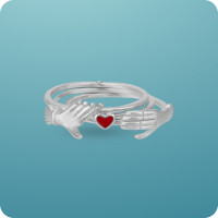 Кольцо серебряное романтическое "Всегда вместе"; Always Together Romantic Silver Ring Кольцо серебряное романтическое "Всегда вместе"; Always Together Romantic Silver Ring
