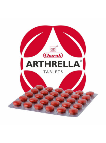 Таблетки Артрелла для лечения суставов, 30 таблеток, Чарак Фарма; Arthrella Tablets 30 tabs, Charak Pharma