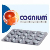 Таблетки Когниум для улучшения работы мозга, 20 таблеток, Чарак Фарма; Cognium Tablets 20 tabs, Charak Pharma