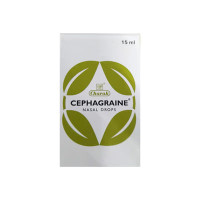 Назальные капли Сефагрейн от мигрени и синусита, 15 мл, Чарак Фарма; Cephagraine Drops 15 ml, Charak Pharma